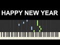 ♪ Easy Piano Tutorial: Happy New Year