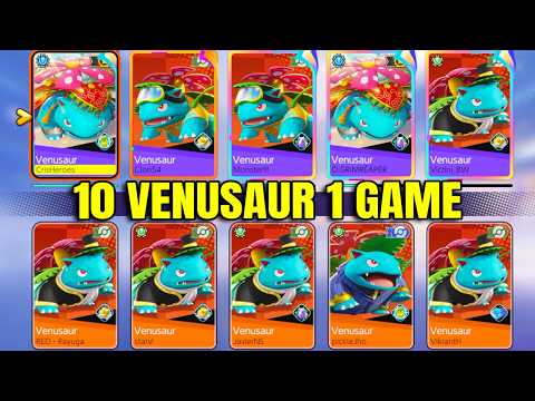 10 VENUSAUR in the same Game is complete Madness | Pokemon Unite