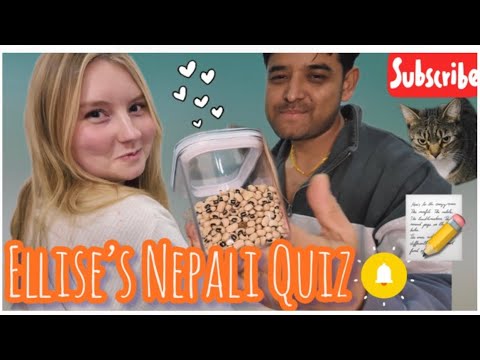 Ellise ko Nepali word challenge!! 🥰😋 | Mini vlog🇳🇵🇺🇸