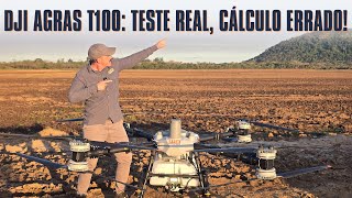 First Flight with the DJI Agras T100: Speed, Weight, and Battery Test