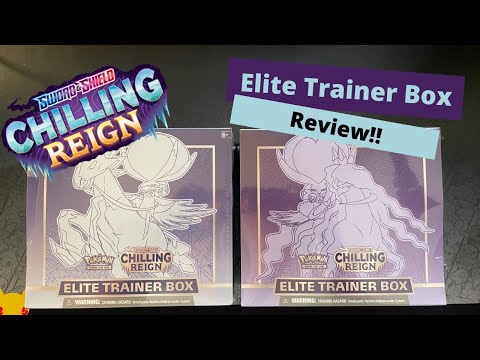 Pokemon Chilling Reign Elite Trainer Box Review | Fire... YESS??