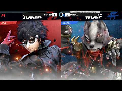 SOS175 SSBU Winners Quarterfinals - Sroder (Greninja, Joker) vs MikeAG (Wolf)