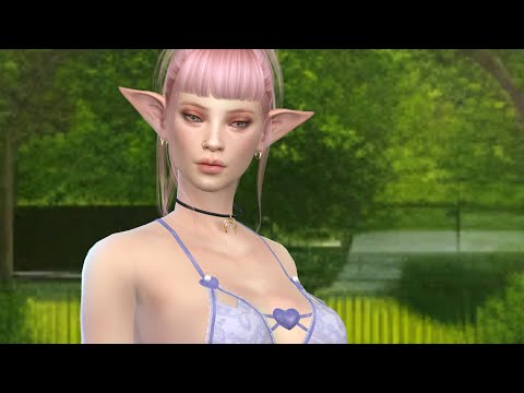 sims4 high detail download occult female Elvene Fengella by Bonita100 Cas Video Preview