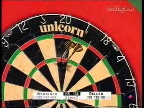 Keith Deller v Alan Warriner - 2002 World Matchplay Darts Part 2