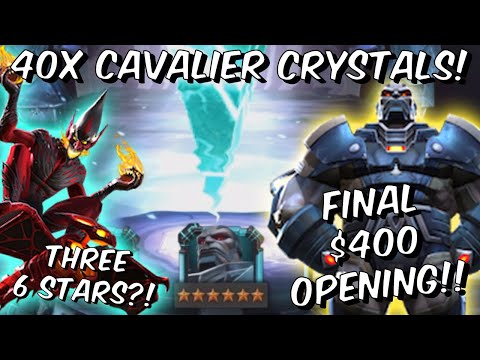 Final $400 Apocalypse & Red Goblin Cavalier Crystal Opening - 6 Stars?!  Marvel Contest of Champions