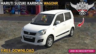 Download lagu Suzuki Wagonr Karimun Mod For Bussid | Bus Simulator Indonesia | Free Download | BUSSID  mp3
