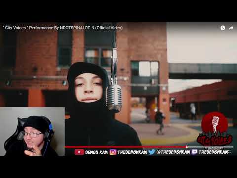 Demon Kam Reacts to " City Voices " Performance By NDOTSPINALOT 🎙(Official Video)