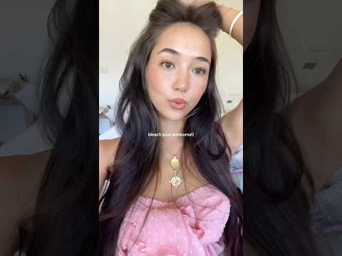 Bleichen Sie Ihre Koteletten 🤷🏻‍♀️ #langes Haar #Koteletten #Haarhacks #Haarbleiche #Haarbleiche ...