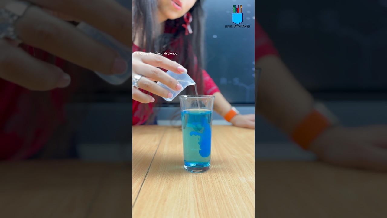 Double Displacement Reaction. #learnwithmansi #scienceexperiment #class10science #chemicalreaction