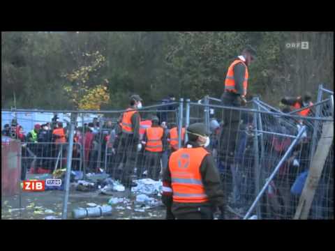 Chaos in Spielfeld am 30.10. 2015 via ZiB