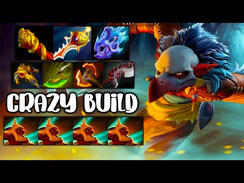 THE MOST INTENSE CARRY Troll Warlord - CRAZY CARRY BUILD - DOTA 2 GAMEPLAY