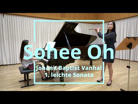 Johann Baptist Vanhal,  leichte Sonata 1,  [Jugendmusiziert, Stückempfehlung, Querflöte]