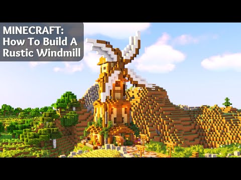 Minecraft: How To Build A Large Windmill