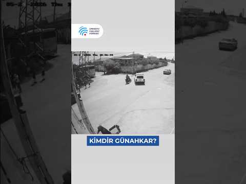 🚨 Kimdir günahkar? – Moto ilə VAZ-2104 toqquşdu