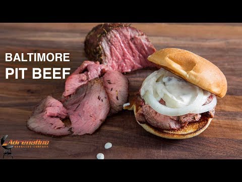 How to make Smoked Roast Beef - Baltimore Pit Beef...