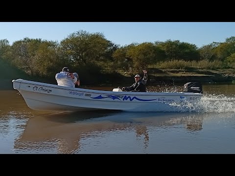 Pescamos y disfrutamos un excelente finde semana en puerto Gaboto 