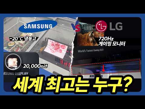 삼성디스플레이 vs LG디스플레이