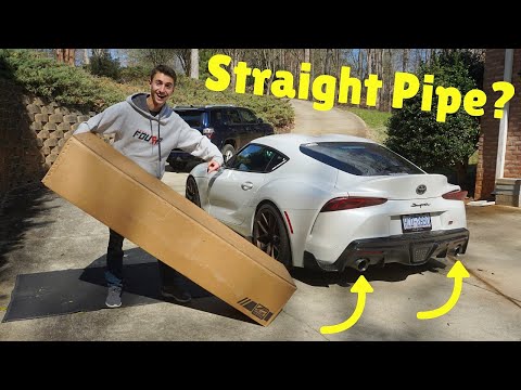 The BIGGEST Exhaust Mod For My Toyota Supra Has Arrived!!
