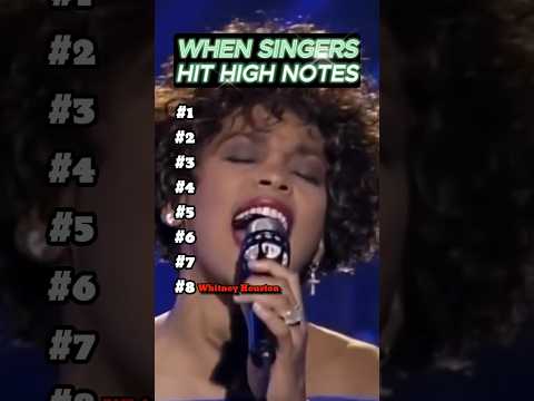 When artists hit high notes #singers #singing #beyonce #MariahCarey