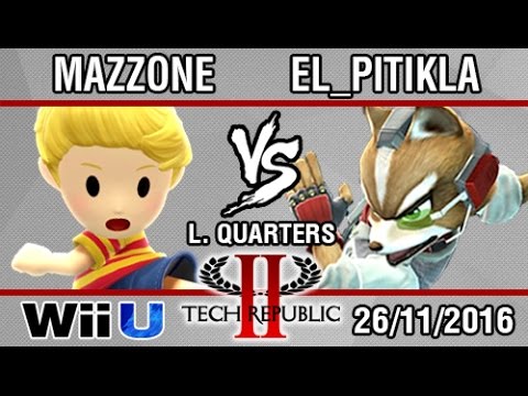 [Tech Republic 2] MaZzone (Lucas) vs El_Pitikla (Fox) SSB4 Losers Quarters - Top 8