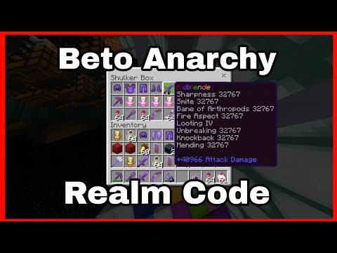 Beto Network - Minecraft Bedrock Anarchy Realm Code