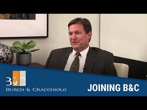 Todd Julian - Joining Burch & Cracchiolo