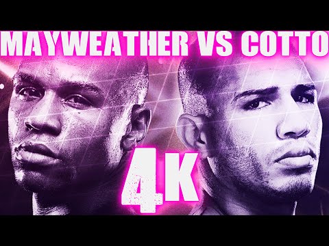 Floyd Mayweather Jr vs Miguel Cotto (Highlights) 4K