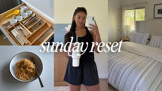 SUNDAY RESET | deep cleaning, planning, container gardening, self care & book talk