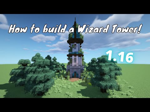Cozyee - Minecraft: How to build a 1.16 Wizard Tower in Minecraft! (Tutorial)