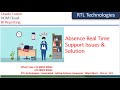 Oracle Fusion HCM Cloud Absence Management Real Time Issues Solutions Payroll Absence Error