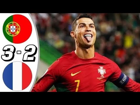 Portugal🇵🇹 vs France 🇨🇵 3-2- All Goals & Highlights - 2023 HD || Ronaldo and mbappe one fild 😱