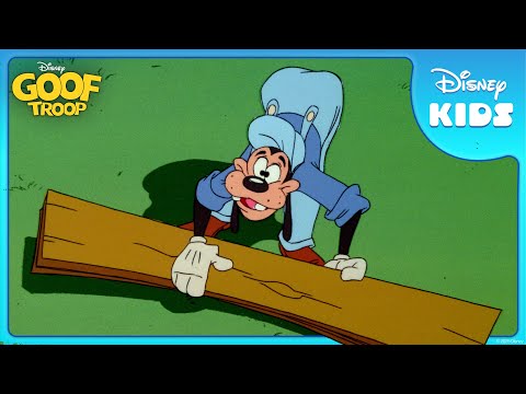 Goofy Fixes Up His Home🏡🔨💥 | Goof Troop | @disneykids