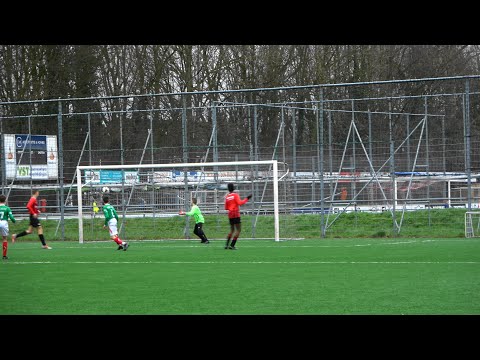 Afgekeurde goal DOVO JO14-1 - VVIJ JO14-1