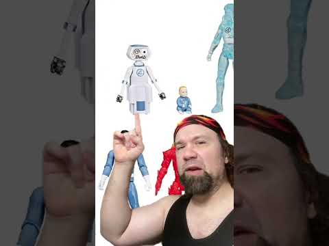 WOW! Fantastic Four 4-inch MCU Epic Marvel’s First Family Collection #hasbro #toys #actionfigures