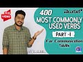 400 Most Commonly Used Verbs Part 1 For Communication Skills Spoken English In Telugu