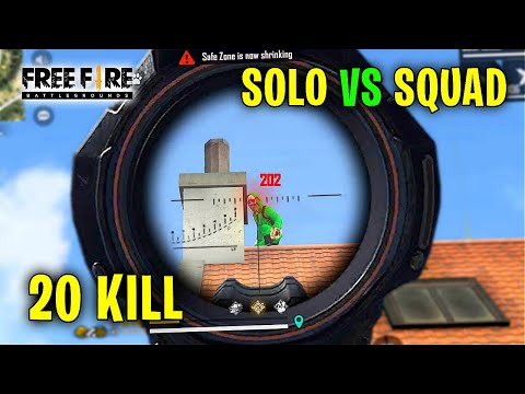 BREAKING MY OWN RECORD 😈SOLO VS SQUAD FF GAMEPLAY