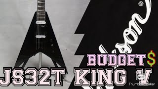 Video thumbnail for Jackson js32t King V honest review by ICEIOKYI