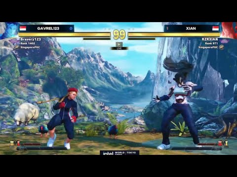 Xian (Seth) vs GAVREL123 (Cammy) Intel World Open - Closed Qualifiers - Street Fighter V - Singapore