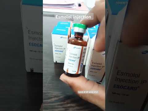 Esocard Esmolol 100mg Injection - Brevibloc