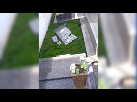 Vandalismo em cemitério revolta moradores de SC