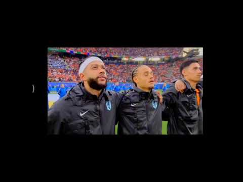 France vs Netherlands National Anthem - EURO 2024