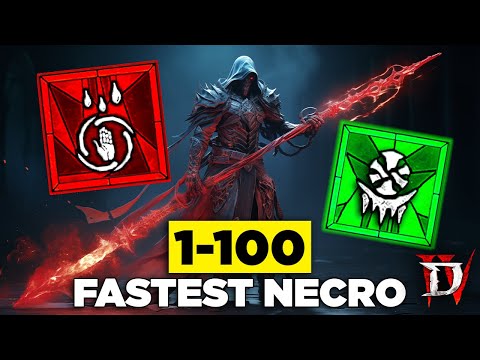 Speed Run Lvl 1-100 Necromancer Diablo 4!