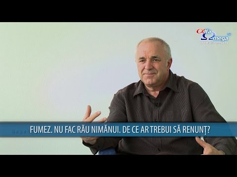 Fumez. Nu fac rau la nimeni. Ar trebui sa renunt? De ce? Raspunde pastorul Ilie Popa