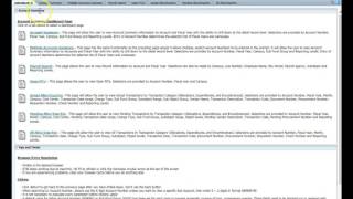 Navigating to the Account Summary Dashboard in BI