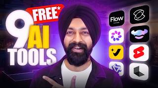 9 FREE* AI Tools 🔥AI Videos ✅ Image to Video #ai #aivideo