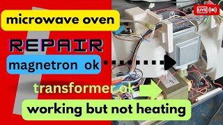 Microwave oven working but not heating — repair video. Fix your microwave oven in 5 minutes