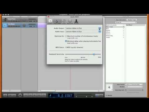 Using Lexicon Alpha with Garageband Review