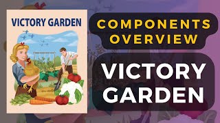 [Kickstarter Preview] Victory Garden Board Game Components Overview | DaniCha