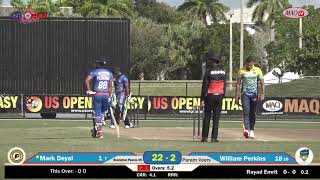 US OPEN CRICKET 2020 DAY TWO GAME ONE ATLANTA PARAM VEERS VS BRAMPTON PACERS