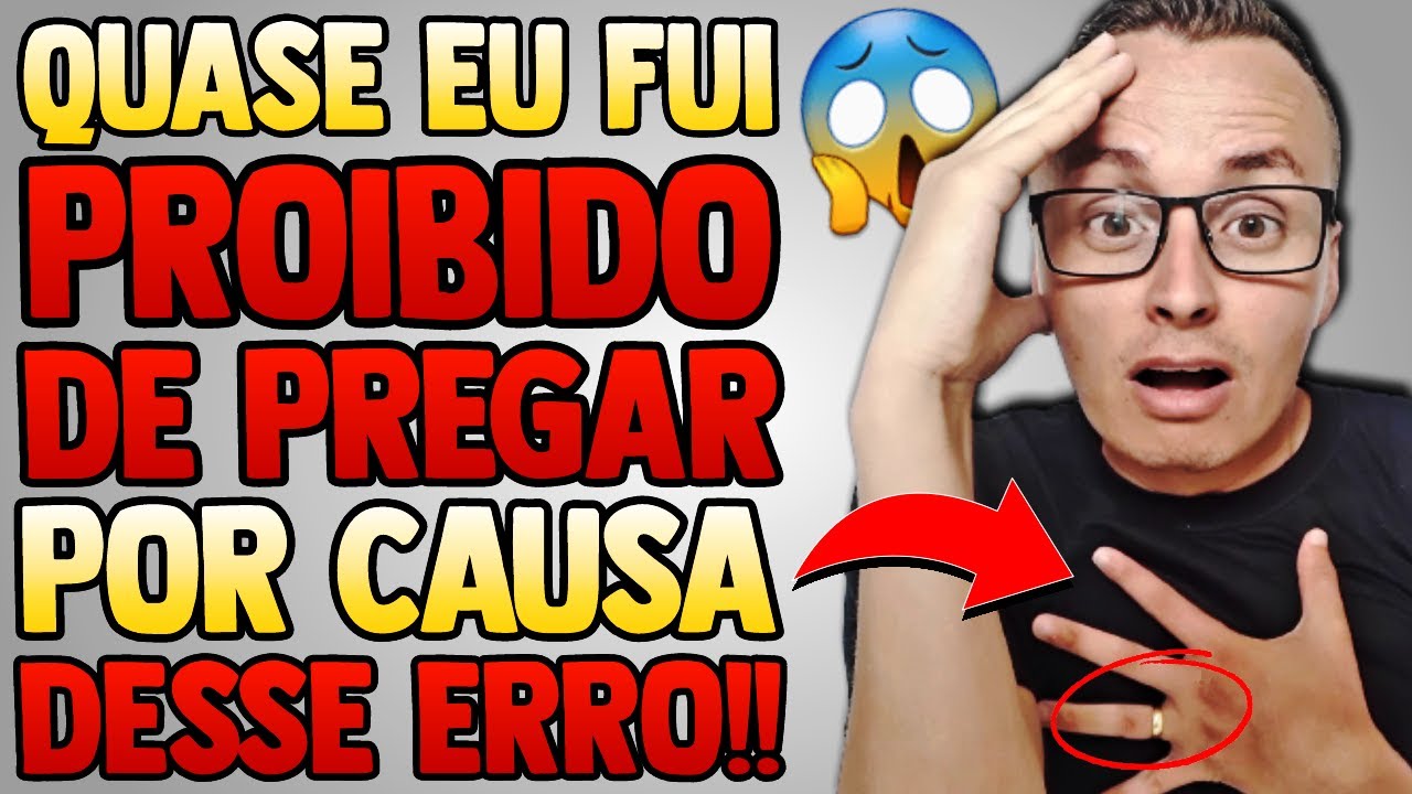 7 ERROS que pregadores iniciantes cometem na hora de pregar | Thalles Villas